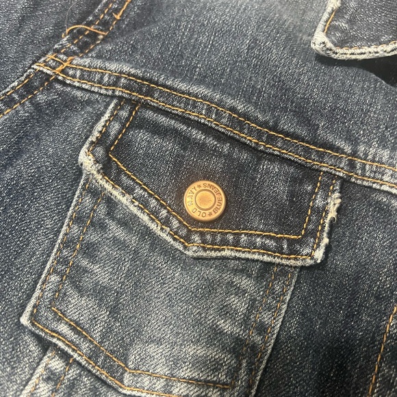 Vintage Old Navy Petite denim wash jacket - Picture 3 of 7
